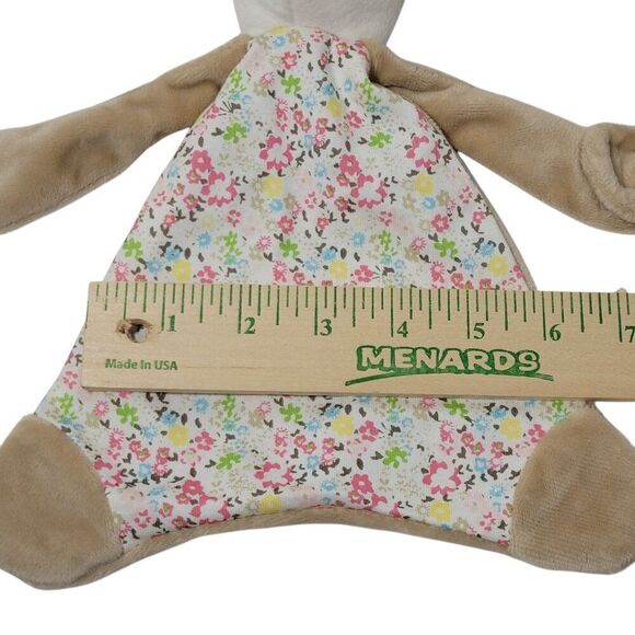 Maison Chic Farrah the Fawn Deer Lovey Paci Holder Blankie Pink Tan Floral NEW - Picture 9 of 15